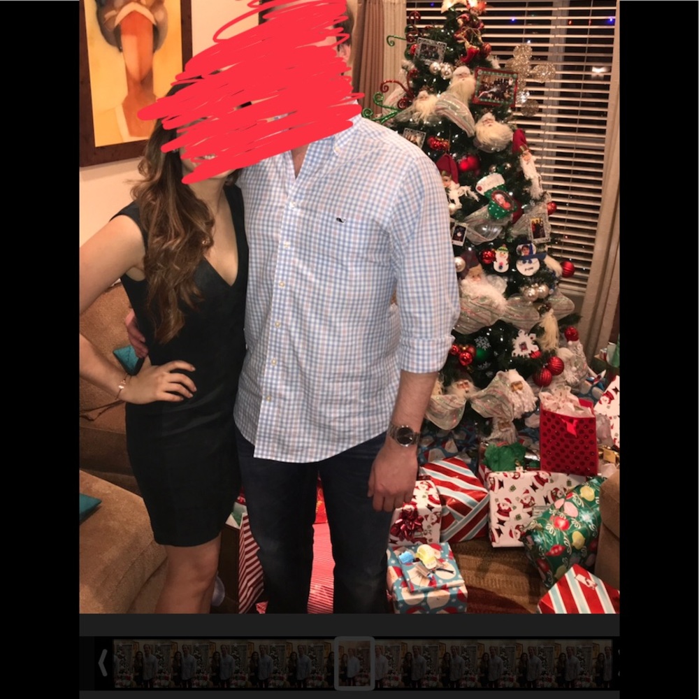 USED ONCE FOR CHRITMAS BCBG dress